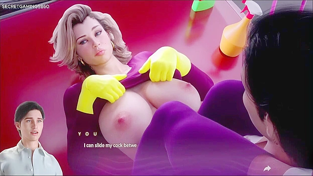 Hentai Milf Stuck in the Garage Gets Fucked Hard by Her Stepson - 3d PornGame Moments