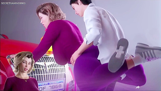 Hentai Milf Stuck in the Garage Gets Fucked Hard by Her Stepson - 3d PornGame Moments