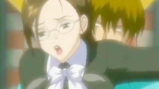 Shy Secretary Hentai Milf Fantasy - Gets Fucked Hard by Cocky Young Man