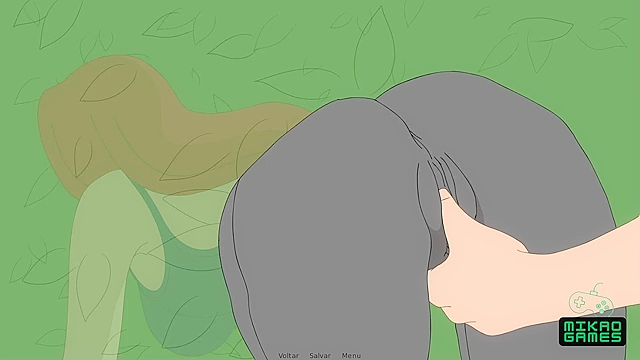 Sexy Game Moments - Milf Hentai Ass Play Before Helping Her Out Secretly