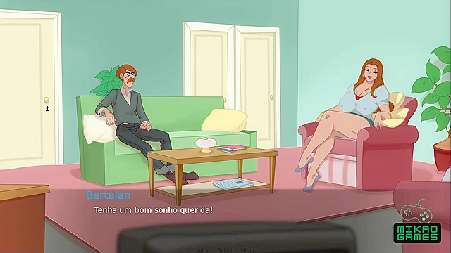 Sexy Game Moments - Milf Hentai Ass Play Before Helping Her Out Secretly