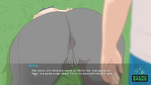 Sexy Game Moments - Milf Hentai Ass Play Before Helping Her Out Secretly