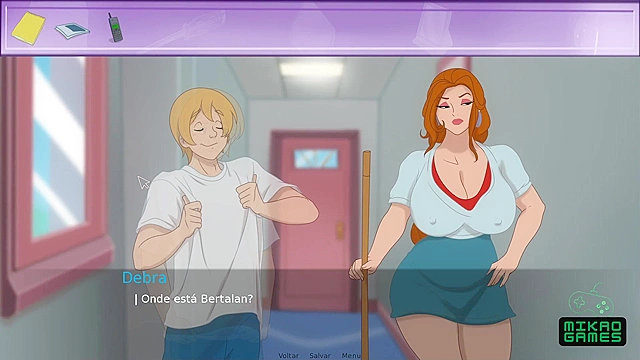 Sexy Game Moments - Milf Hentai Ass Play Before Helping Her Out Secretly