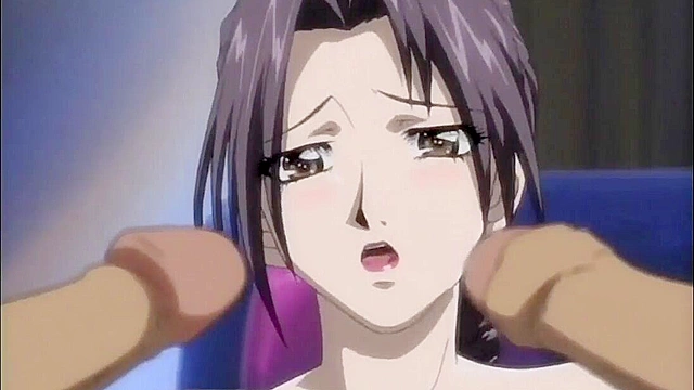 Married Hentai Mom Loves Young Cock and Teasers Her Stepson's Friends - Uncensored