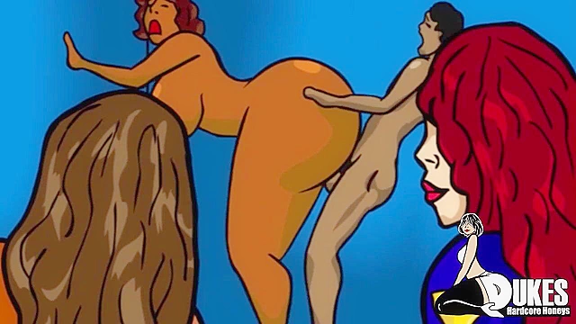 Juicy Ebony Bbw Milf Hentai Gets Fucked by 3 Hard BBC Dicks Deeply