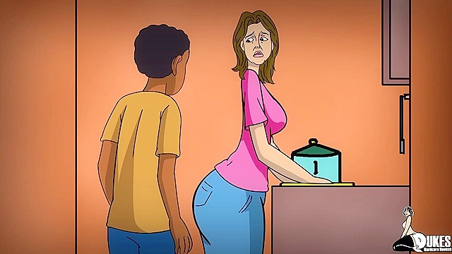 Big Cock 18-Year-Old Rides His Friend’s MILF - Hentai Explicit Sex Showdown