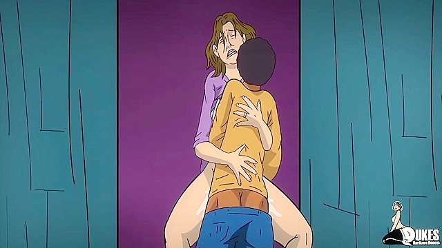 Big Cock 18-Year-Old Rides His Friend’s MILF - Hentai Explicit Sex Showdown