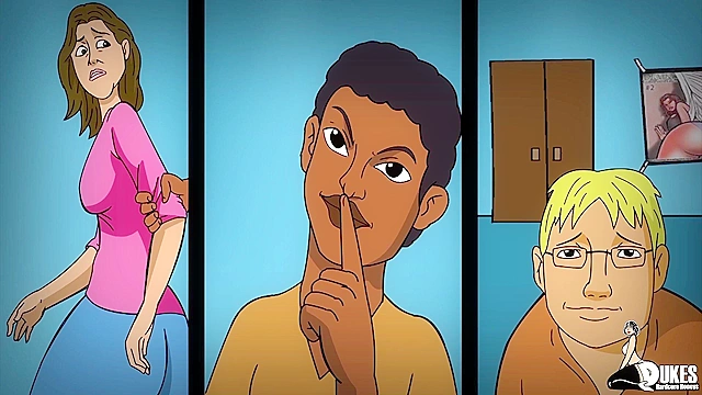 Big Black Cock Stretches Rude Nun & Mild Mannered Milf Hentai Asses Explicitly