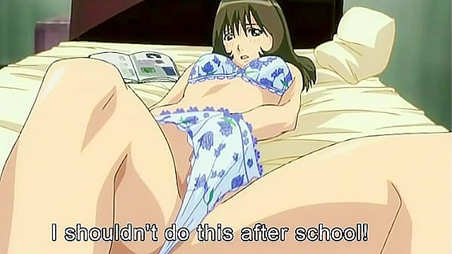 Seductive Teacher Masturbates After Class; Craving MILF Hentai Students