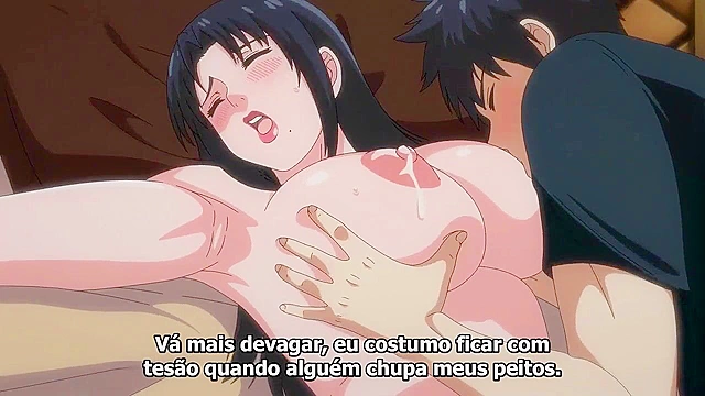 Lustful MILF Tempts Innocent Boy for Steamy Sex Night - Milf Hentai