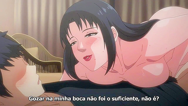 Lustful MILF Tempts Innocent Boy for Steamy Sex Night - Milf Hentai