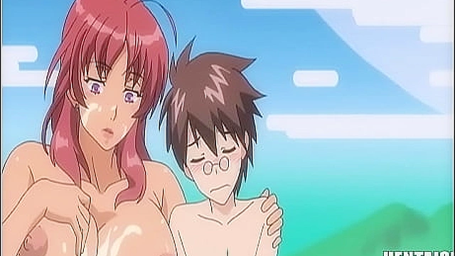 Lustful Landlady Reveals Her Secrets; Boy Gets Sucked by MILF Hentai Queen