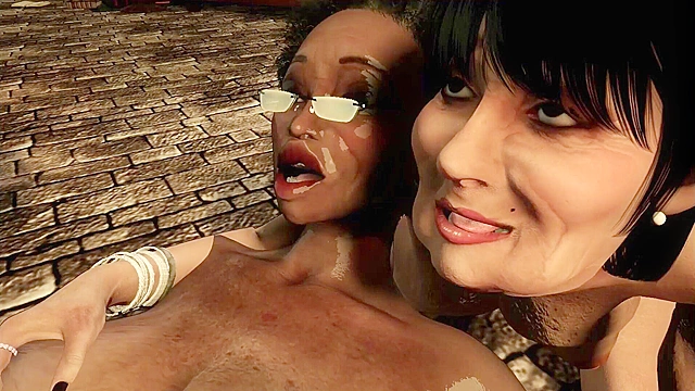 Milf Hentai Craves Young Dick While Her Old Slut Friend Watches Excitedly