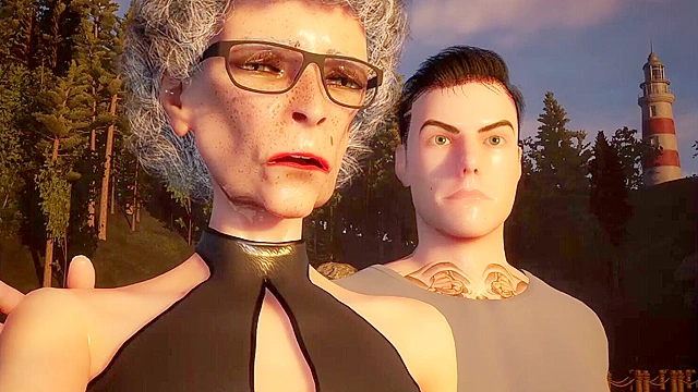 Young Man Tempts His Granny Wife Into Naughty MILF Hentai Pleasures