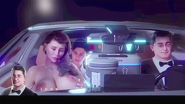 Sneaky Step Touches & Sucks Dick; MILF Hentai Gets Fucked By Friends' Dicks!