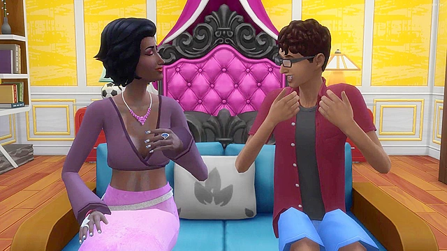 Horny Stepson Meets His Lustful Hindi Hentai MILF for Raw Hotel Room Sex