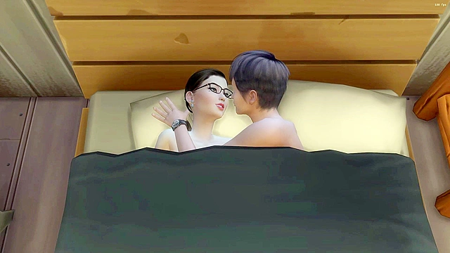 On Spanish Vacation, Hot Step Son Fucks His Horny Hentai MILF Mom Pregnant