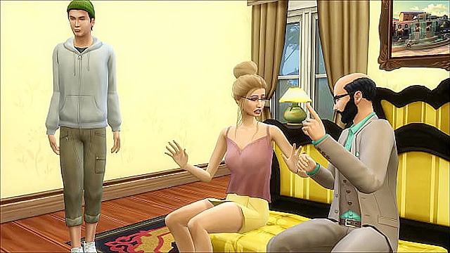 Step Son Craves His Step Dad’s Compelled Hot Hentai MILF for Forbidden Pleasure