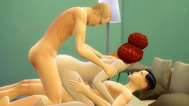 Intense Threesome Night Where We Fuck Her! Horny Hentai MILF Desire