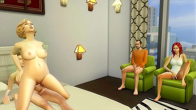 Hentai MILF Shows Stepdad Her Ass, Me & Sis Watch Intense Orgy Scene Live!