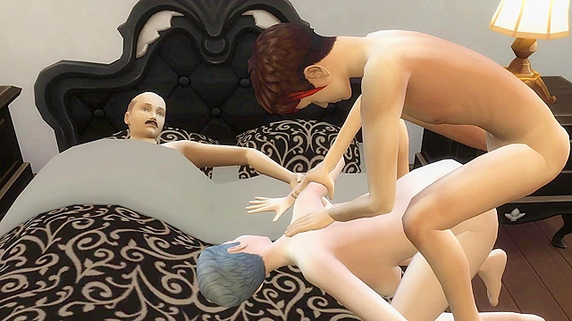 Passionate Tryst - Me, Stepdad & Anime Hentai MILF’s Steamy Menage-a-Trois