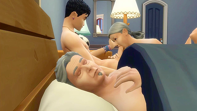 Step-Dad Joins After Awakening - Hentai MILF Gets Fucked by Me First