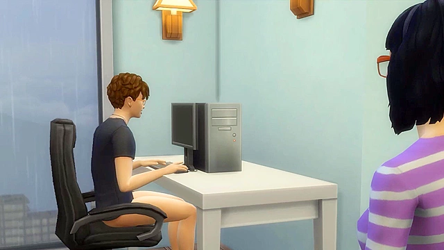 Naughty StepMom Helps Her Son Masturbate; Then The Hentai MILF Takes Over!