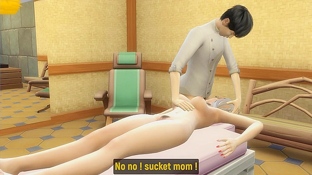 Hentai MILF Demands Intense Sex From Masseur’s Stepson In Secret Office Hours