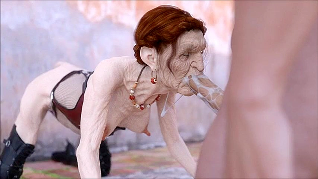 Hentai MILF Rides Dick Under Mistletoe In 3D Granny Christmas Orgy Compilatiion