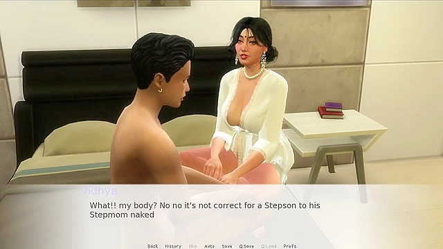 Hentai MILF Strips Naked for Unusual Therapy; StepMom Handjob Bliss Uncensored