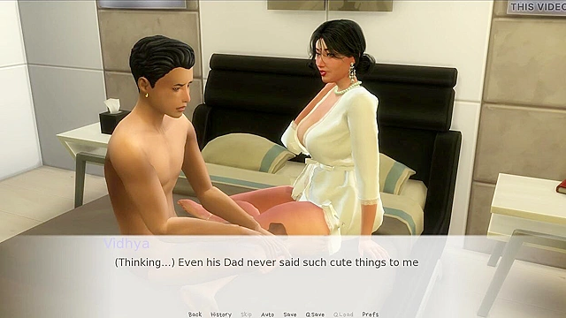 Hentai MILF Strips Naked for Unusual Therapy; StepMom Handjob Bliss Uncensored