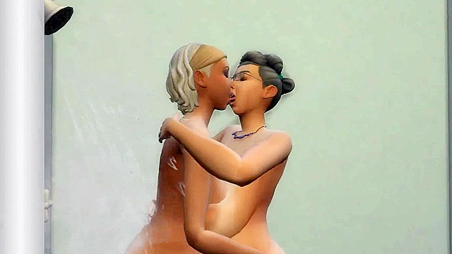 Naughty Sims Gathering Where Perverted Dudes Seduce Anime Hentai MILF