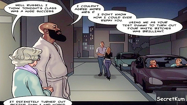 Hentai MILF Takes an Artful Break for a Sizzling Black Cock Feast Scene