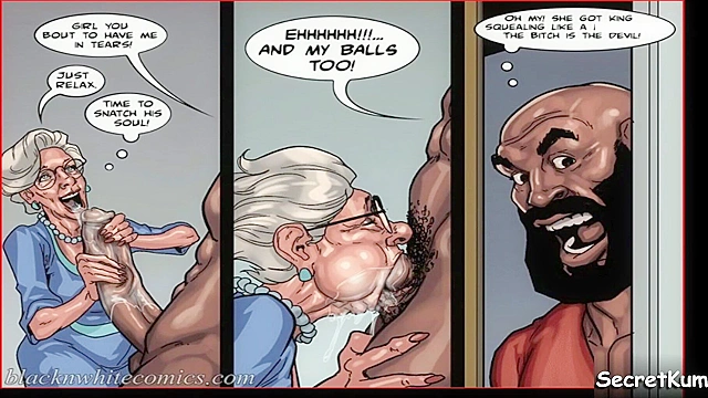 Granny Shows Her True Colors Teaching Hentai MILF Art with Extreme Passion