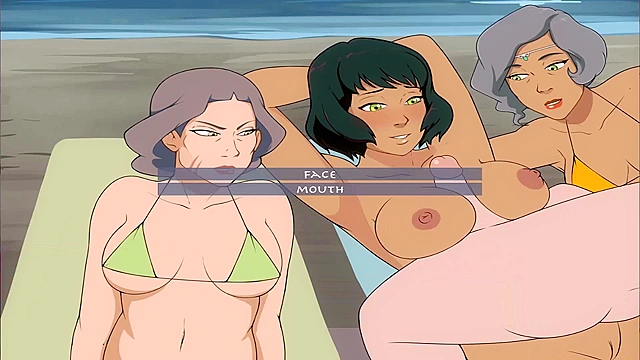 Uncensored - Hentai MILF Trains Her Team With Big Titty Action In The Arena