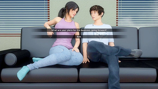 StepMilf Sucks Dick Till Cum Drips Down Cheeks - Mom Hentai Swallows Big Load