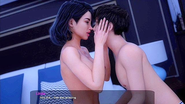 StepMom Hentai Squirts Next To Partner In Secret Under The Table