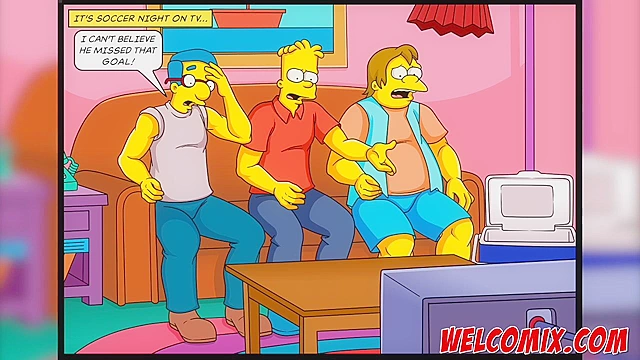 Homies Aim High; Scoring with His Mom Hentai Simpsonian Fling Uncut