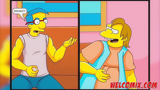 Homies Aim High; Scoring with His Mom Hentai Simpsonian Fling Uncut