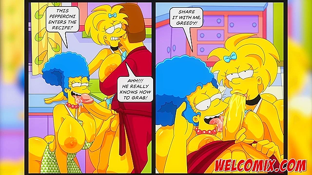 Mom Hentai Characters Screwed by Family Pets in Animated Desire Showdown