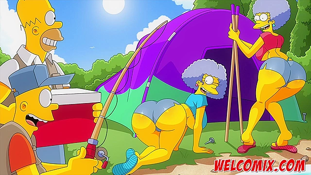 The Best Butt Scenes From Simpson’s World Uncut! Mom Hentai Gets Animated