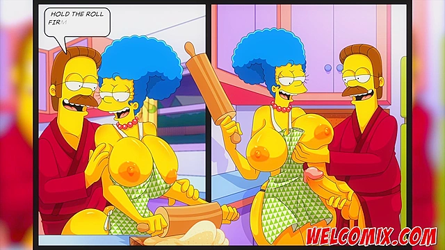 The Best Butt Scenes From Simpson’s World Uncut! Mom Hentai Gets Animated