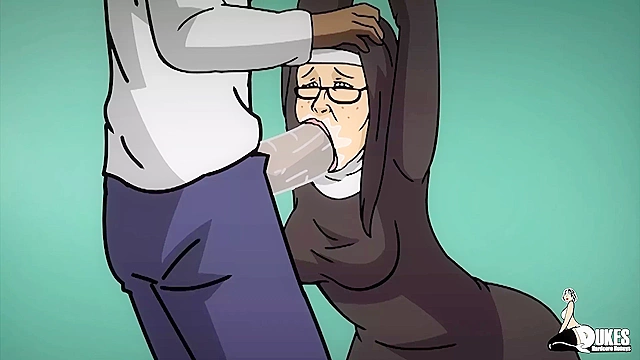 MILF for Intense Race Mixing Orgy & Hentai Mom Seduces Rude Nun