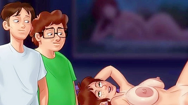 Fucking Hot Summer Time Saga Part 67 with My Friend’s Hentai Mom