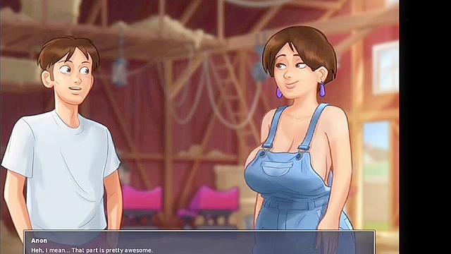 Huge-Titted Landlady Gets Nailed by Her hentai mom Neighbor After Lunchtime Showers