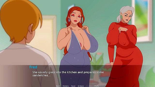 Hentai Mom Reveals Her Creamy Pussy Secrets To The Curious Neighbor