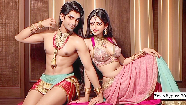 Forbidden Threesome Playtime - Hentai Mom Teaches Desi Sex Secrets To Her Step Kids