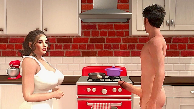 Hentai Mom Gets Animatedly Fucked by Stepson’s Friend in 3D Sex Fest