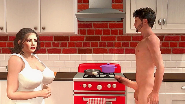 Hentai Mom Gets Animatedly Fucked by Stepson’s Friend in 3D Sex Fest