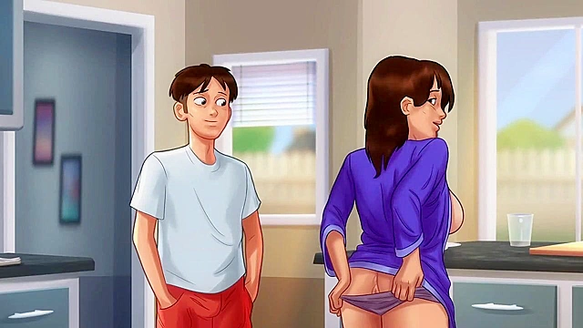 Explicit Fun - Hentai Mom Gets Fucked By Me Everywhere Around The House